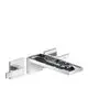 AXOR-HG-AXOR-MyEdition-3-Loch-Waschtischarmatur-Unterputz-fuer-Wandmontage-mit-Auslauf-221-mm-ohne-Platte-Chrom-47082000 gallery number 1